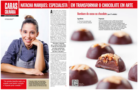 "Natasha Marques: Especialista em transformar o chocolate em Arte"